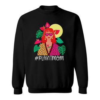 Retro 90'S Plant Mama Mother's Day Pant Lady Outfit For Mom Sweatshirt | Mazezy