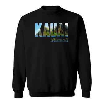 Retro Classic Vintage Summer Kauai Hawaii Sweatshirt | Mazezy