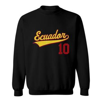 Retro Ecuador Soccer Jersey Futbol Camiseta Baseball Sweatshirt | Mazezy