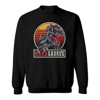 Retro Mamasaurusrex Dinosaur Funny Mama Saurus Mother Sweatshirt | Mazezy AU