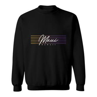 Retro Maui Hawaii Sweatshirt | Mazezy