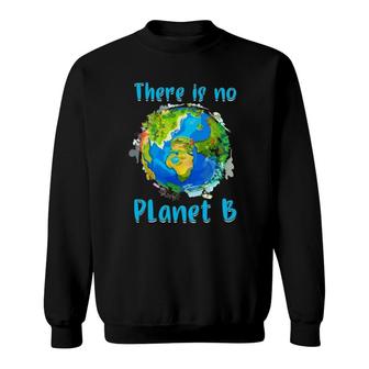 Retro No Planet Climate Change Earth Save Nature Animals Sweatshirt | Mazezy