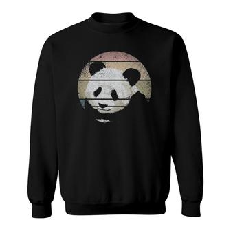 Retro Panda Bear Vintage Retro Sweatshirt | Mazezy