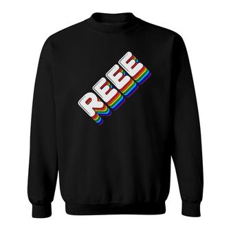 Retro Reee Meme Gamer Funny Noobs Sound Sweatshirt | Mazezy