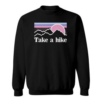 Retro Take A Hike Tank Top Sweatshirt | Mazezy
