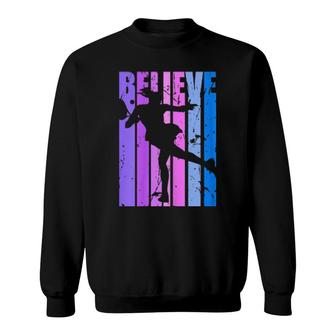 Retro Tennis Girls Cool Player Funky Cute Coaching Sweatshirt | Mazezy
