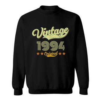 Retro Vintage 27 Years Old Legendary Awesome Birthday 1994 Sweatshirt | Mazezy