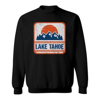 Retro Vintage Lake Tahoe Gift Sweatshirt | Mazezy