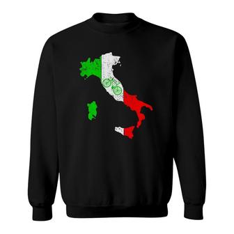 Ride Your Bike Italy Cycling & Triathlon Gift Sweatshirt | Mazezy