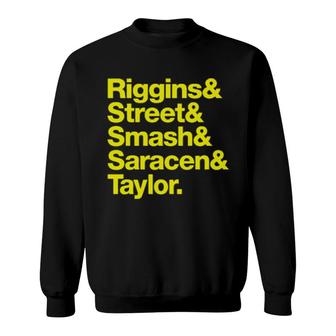 Riggins Street Smash Saracen Taylor Sweatshirt | Mazezy