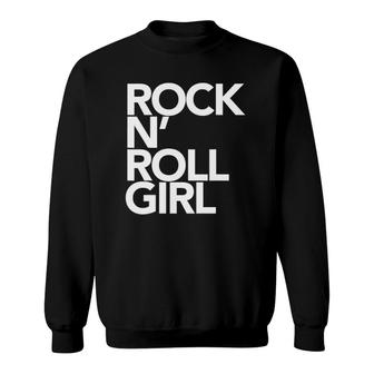 Rock N' Roll Girl Sweatshirt | Mazezy