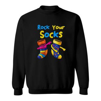 Rock Your Socks Sweatshirt | Mazezy