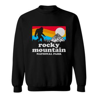 Rocky Mountain National Park Vintage Retro Sunset Travel Adventure Sweatshirt - Thegiftio