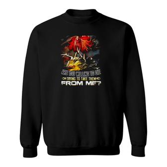 Rooster Fighting I'm Willing To Die For My Rights Are You Willing To Die Sweatshirt | Mazezy