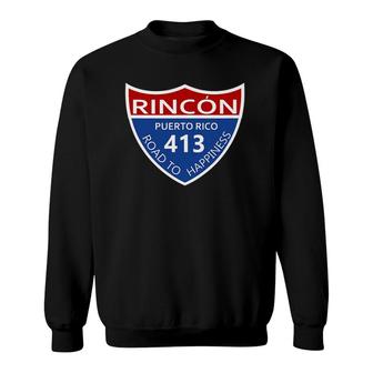 Route 413 Rincon Puerto Rico Sweatshirt | Mazezy CA