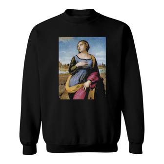 Saint Catherine Of Alexandria 1507 Sweatshirt | Mazezy UK