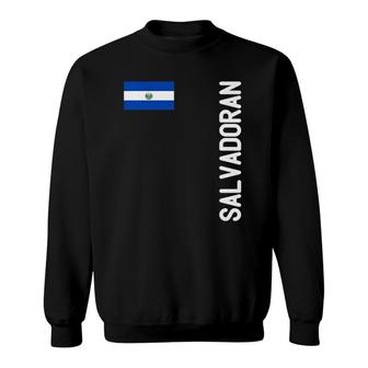 Salvadoran Flag And El Salvador Roots Sweatshirt | Mazezy