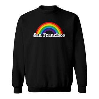 San Francisco Lgbtq Gay Pride Rainbow Sweatshirt | Mazezy
