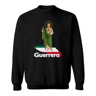 San Judas Tadeo With Guerrero Mexico Sweatshirt | Mazezy