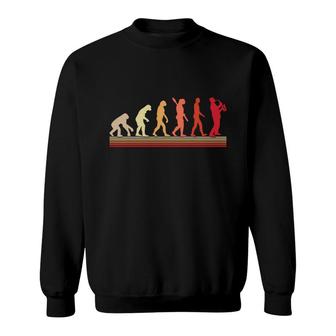 Saxophone Evolution Funny Saxophonist Music Lover Sweatshirt - Thegiftio UK