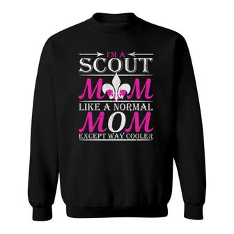 Scout Mom Club Outdoors Boy Leader Scouting Women Gift Sweatshirt | Mazezy AU