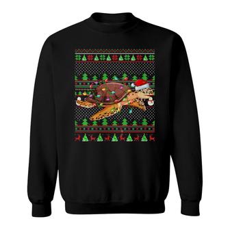 Sea Turtle Family Matching Ugly Sea Turtle Christmas Sweatshirt | Mazezy