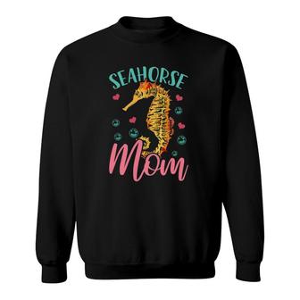 Seahorse Mom Animal Mother's Day Gift Sweatshirt | Mazezy