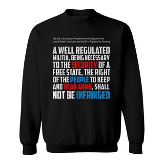 Second Amendment United States Constitution Sweatshirt | Mazezy