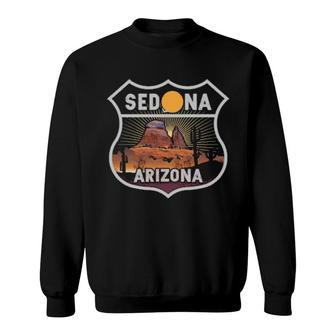Sedona Arizona Desert Traveler Visitor Nature Hiking Sweatshirt | Mazezy