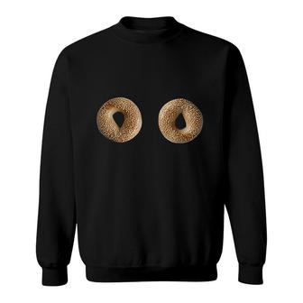 Sesame Seed Bagel Sweatshirt | Mazezy