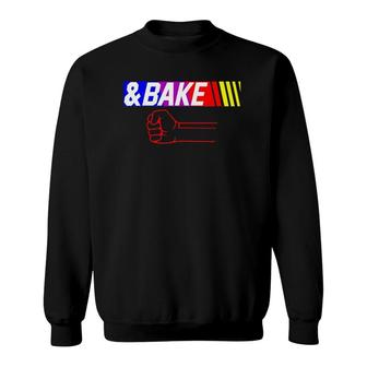 Shake And Bake Funny Family Lover Dad Daughter Son Matching Sweatshirt | Mazezy