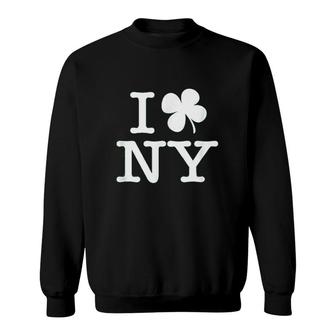 Shamrock I Love New York Ny St Patricks Irish Pride Sweatshirt - Thegiftio UK