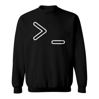 Shell Prompt _ Command Line Interpreter Design Zip Sweatshirt | Mazezy