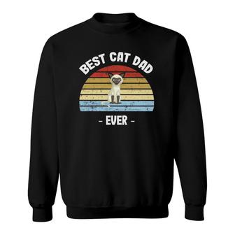 Siamese Cat Dad Ever Gift Sweatshirt | Mazezy