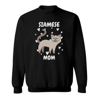 Siamese Cat Mom Mummy Mama Mum Mommy Mother's Day Mother Sweatshirt | Mazezy