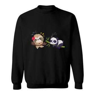 Sleepy Panda Sloth Cute Sweatshirt | Mazezy