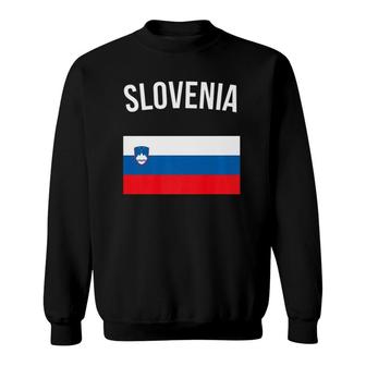 Slovenia Slovenian Flag Tee Pride Travel Souvenir Sweatshirt | Mazezy