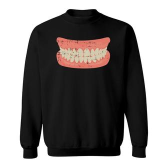 Smiling Teeth Dental Hygienist Assistant Funny Dentist Gifts Sweatshirt | Mazezy