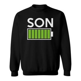 Son Full Battery Men Women Gift Sweatshirt | Mazezy