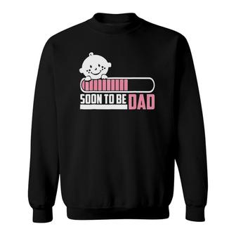 Soon To Be Dad Of A Baby Girl Baby Shower Sweatshirt | Mazezy