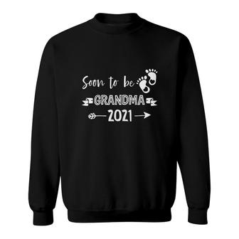 Soon To Be Grandma 2021 Gift Sweatshirt | Mazezy