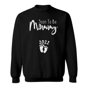 Soon To Be Mommy 2022 Pregnancy Announcement Mother's Day Sweatshirt | Mazezy DE