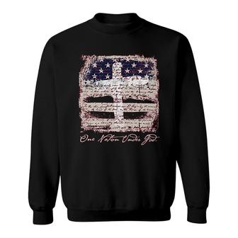 Southern Couture Sc Classic One Nation Under God Sweatshirt | Mazezy