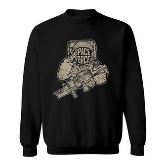 Space Force Combat Astronaut Sweatshirt | Mazezy DE