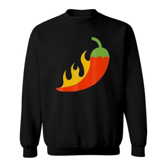 Spicy Hot Jalapeno Pepper Sweatshirt | Mazezy
