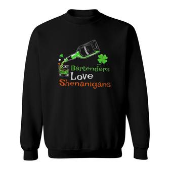 St Patrick's Bartenders Men Women Shenanigans Sweatshirt | Mazezy