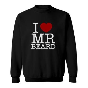 St Patricks Day I Love Mr Beard Sweatshirt | Mazezy