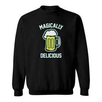 St Patricks Day Magically Delicious Sweatshirt | Mazezy