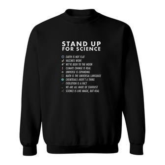 Stand Up For Science Sweatshirt | Mazezy