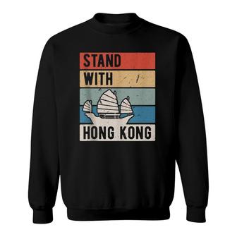 Stand With Hong Kong No China Extradition Protest Sweatshirt | Mazezy